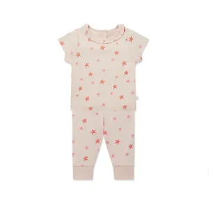 MORI Frilled Summer Pyjamas - Starfish