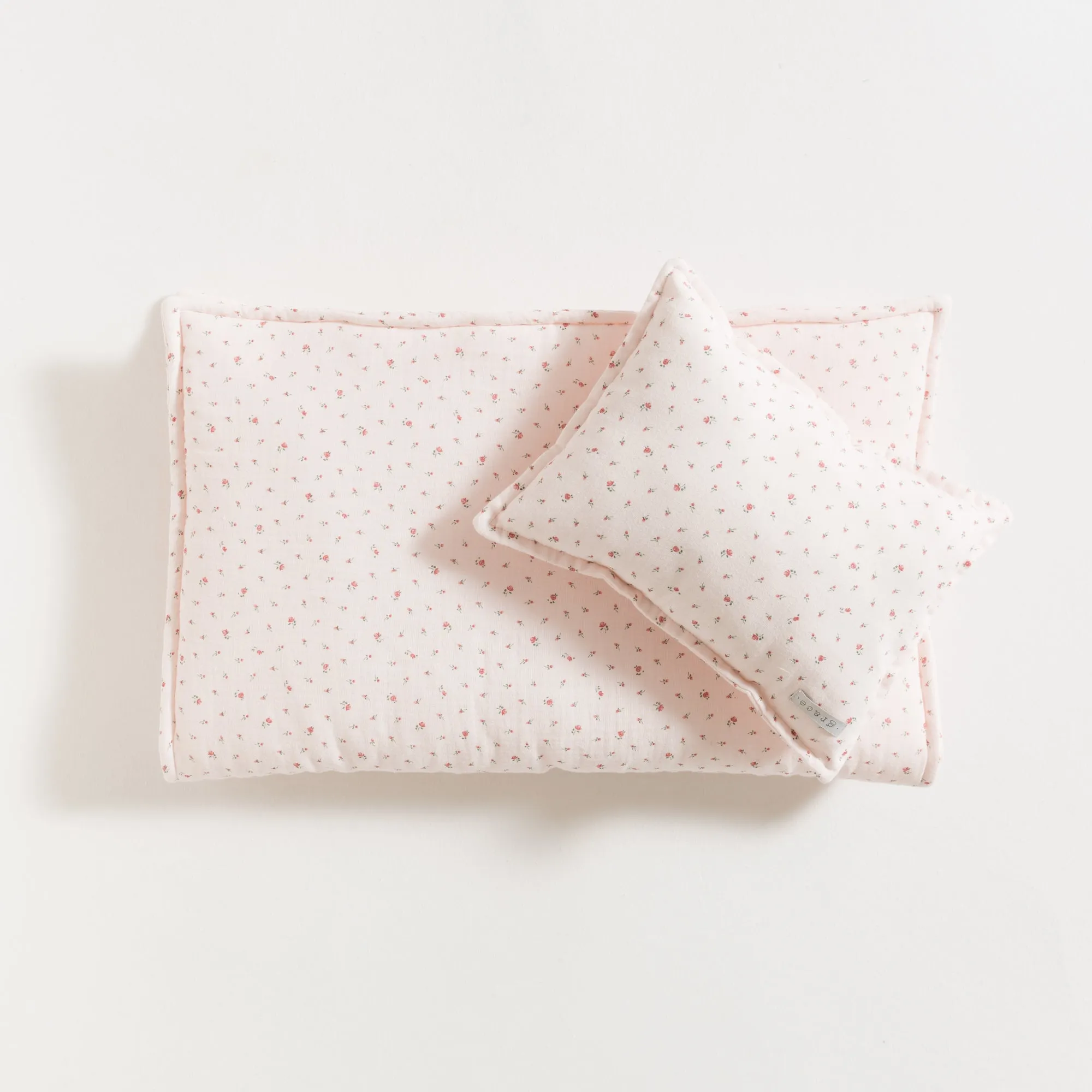 MOSES BASKET SET / ROSE HONEYCOMB-PEPPER FLOWERS GAUZE
