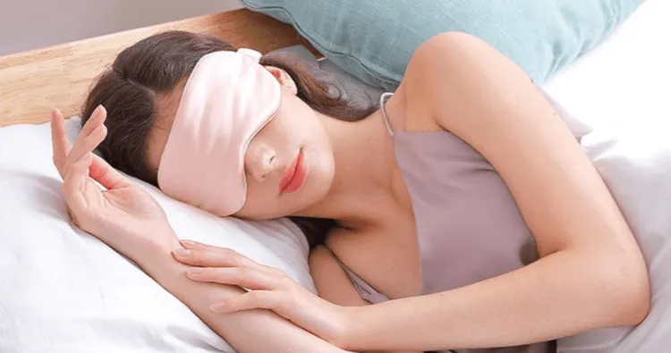 Mulberry Silk Sleep Mask H8.5cm*20.5cm, Pink