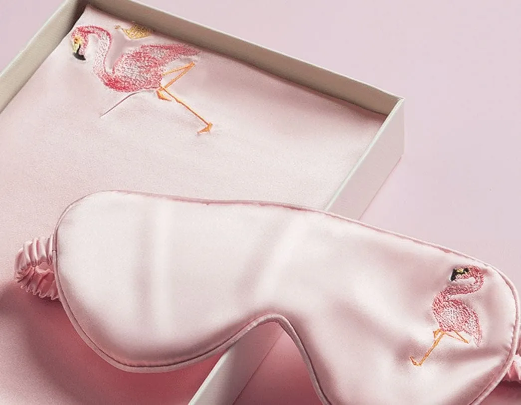 Mulberry Silk Sleep Mask H8.5cm*20.5cm, Pink