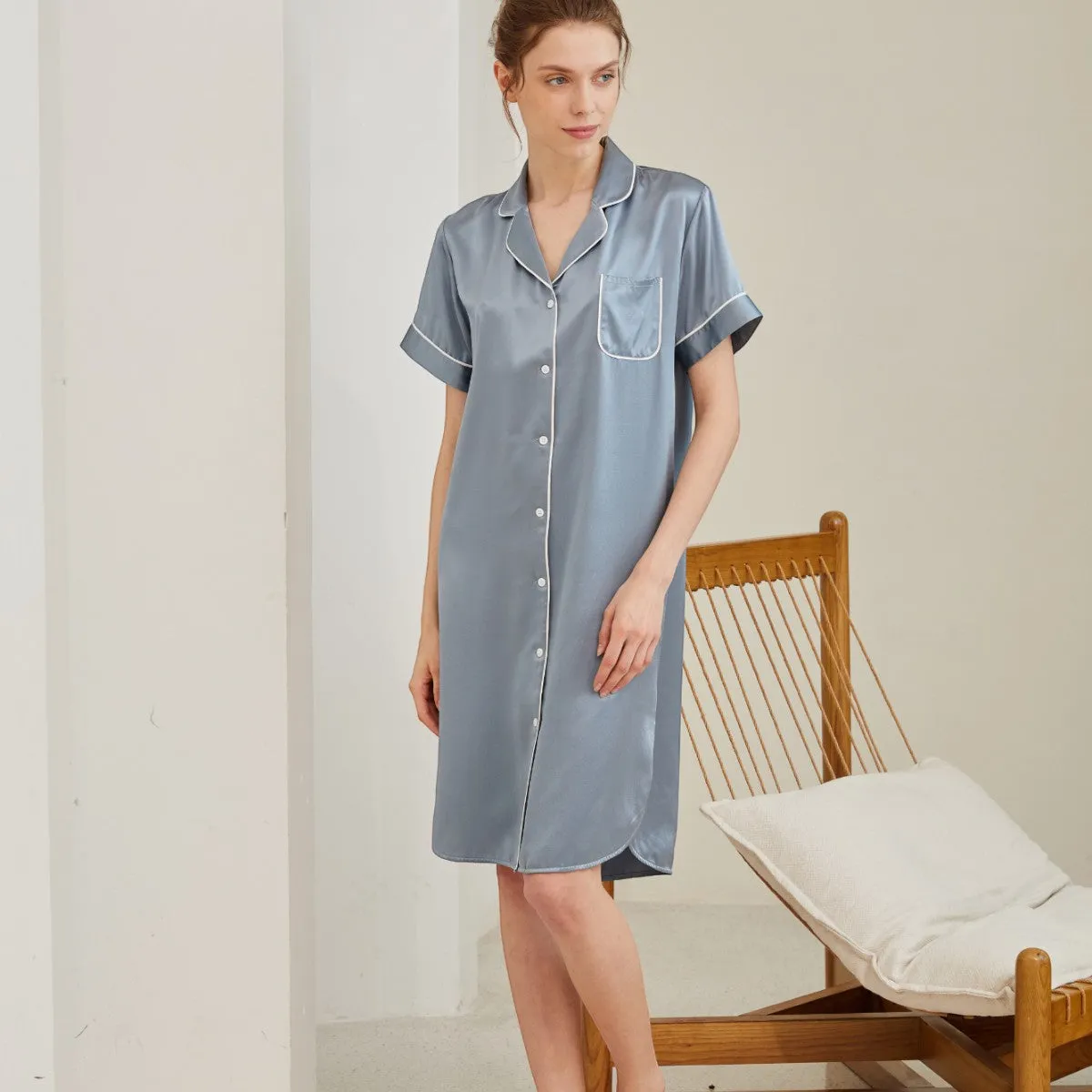 Mulberry Silk Sleep Shirt