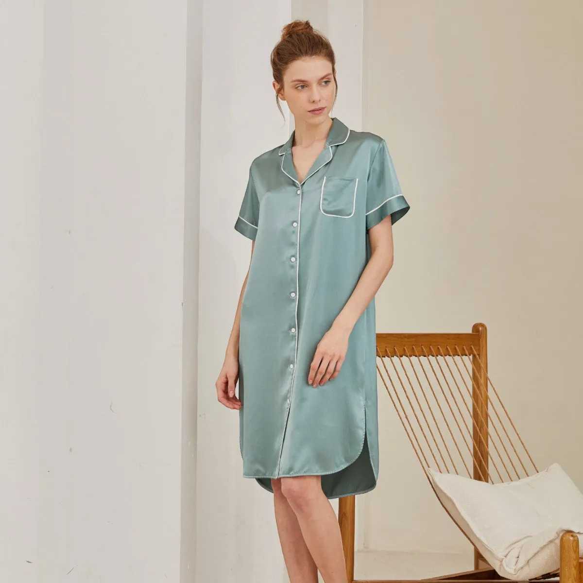 Mulberry Silk Sleep Shirt