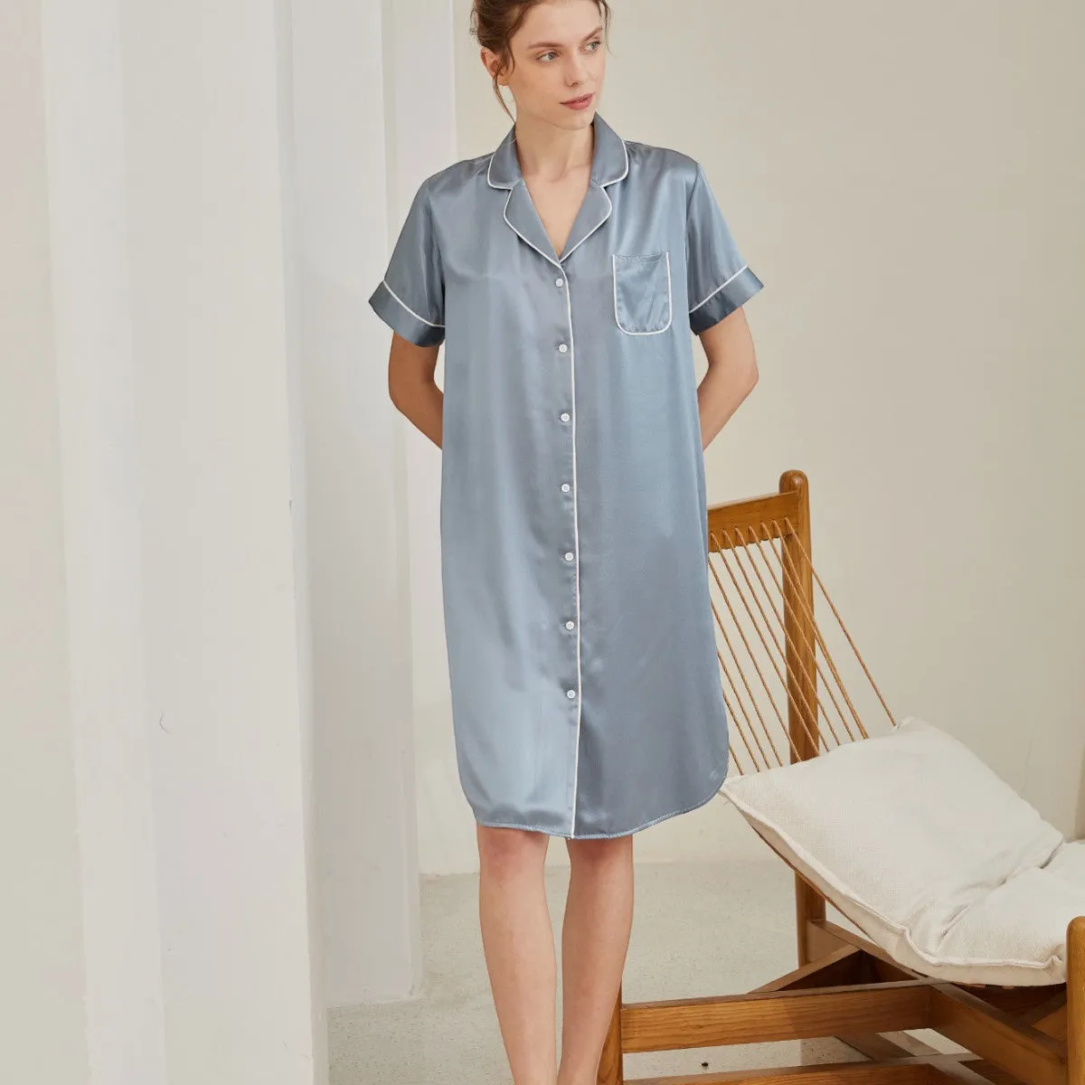 Mulberry Silk Sleep Shirt