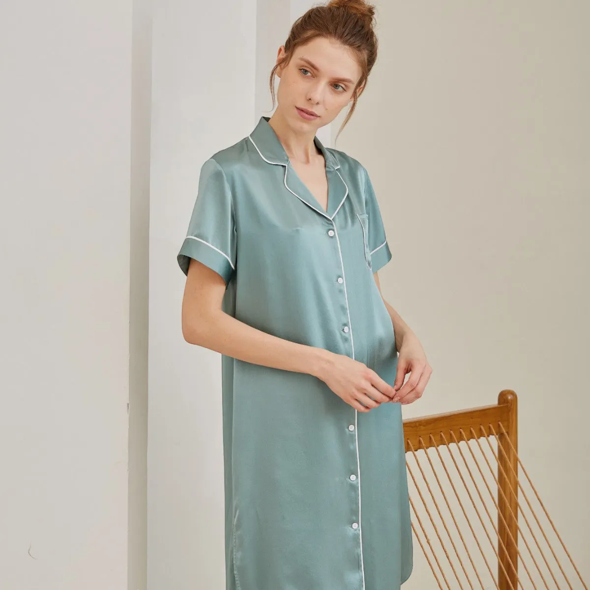 Mulberry Silk Sleep Shirt