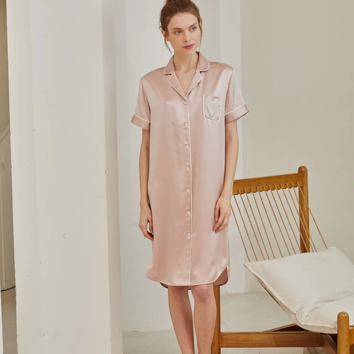 Mulberry Silk Sleep Shirt