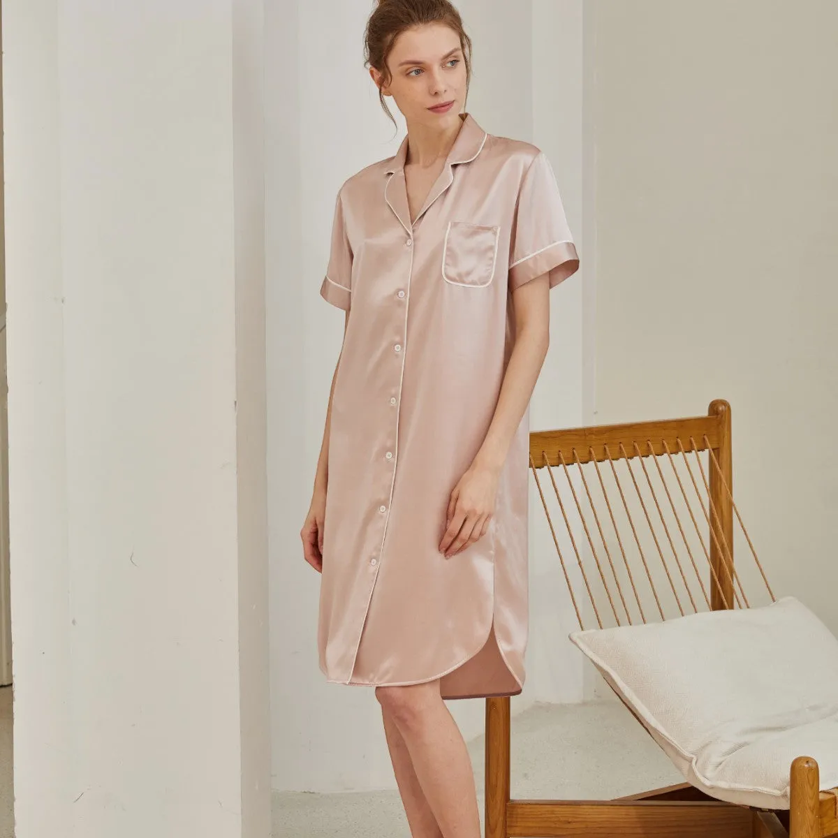 Mulberry Silk Sleep Shirt