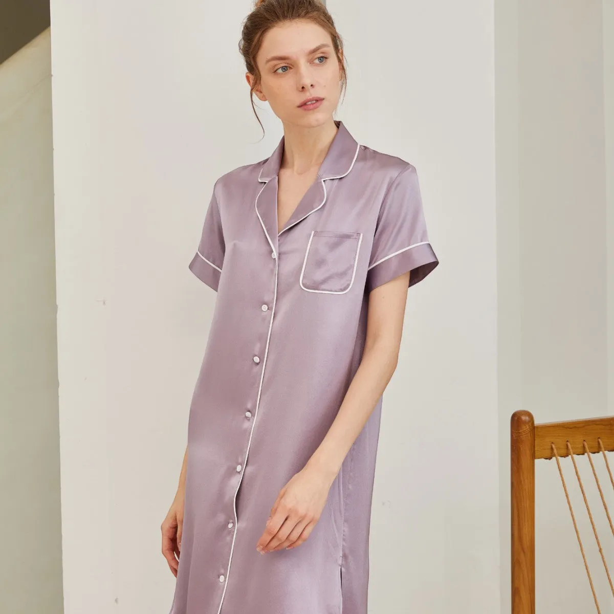 Mulberry Silk Sleep Shirt