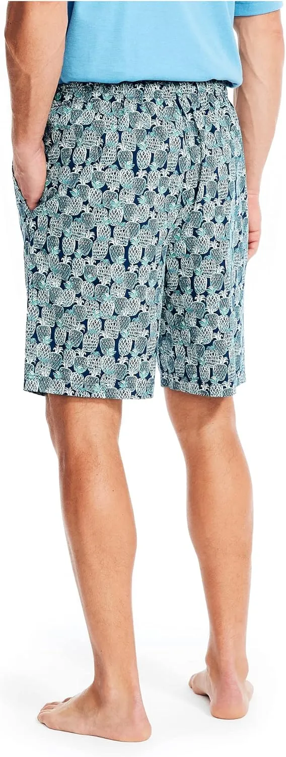Nautica Men's Printed Poplin Sleep Short