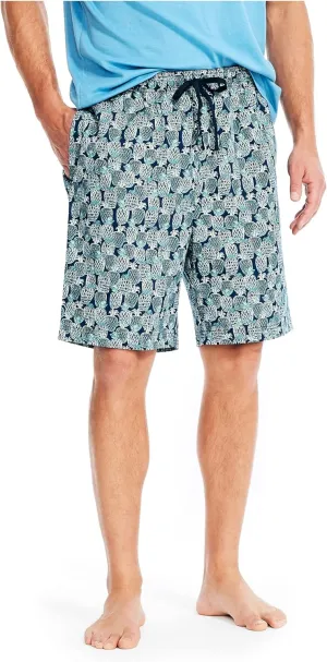Nautica Men's Printed Poplin Sleep Short