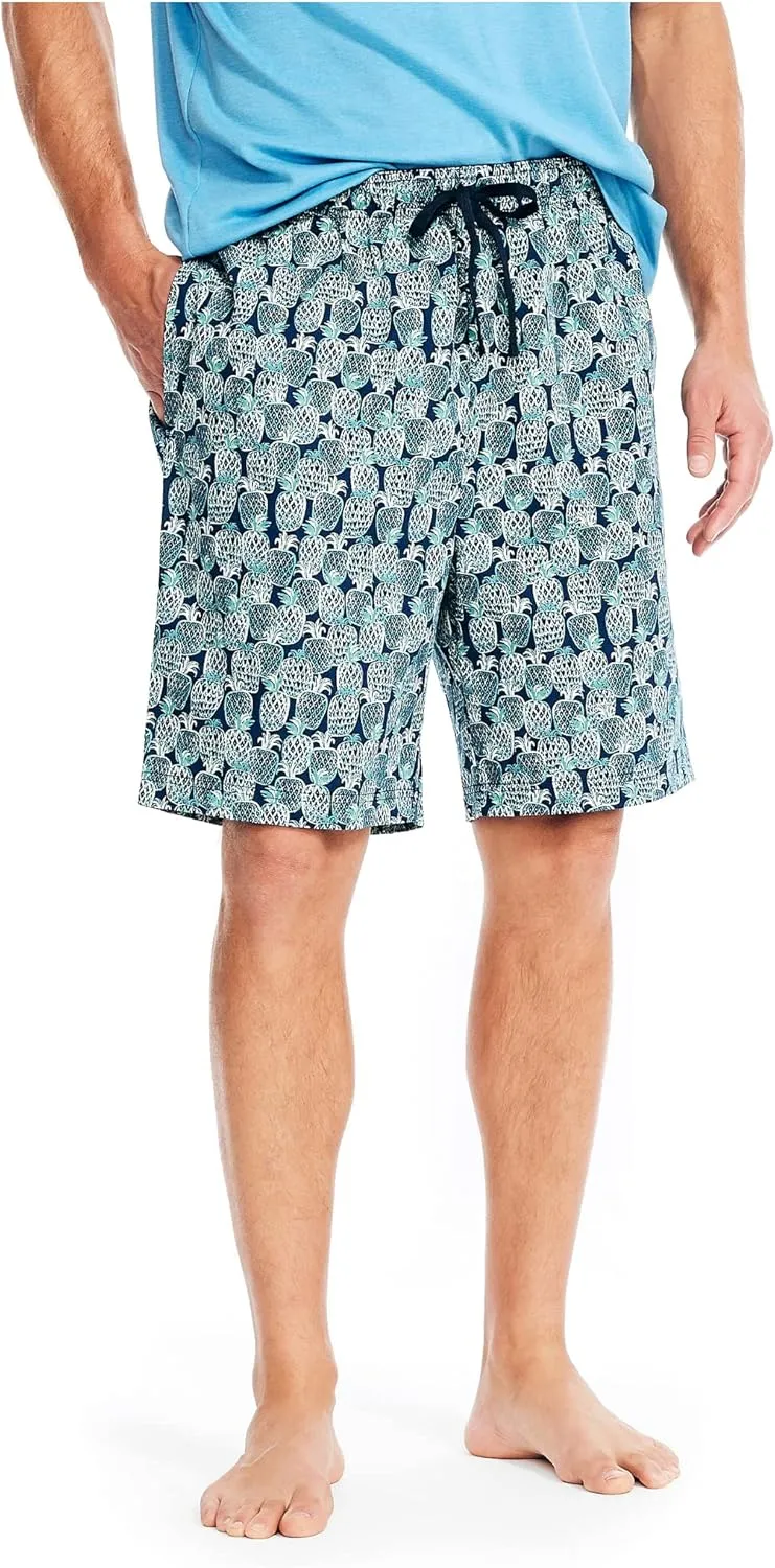 Nautica Men's Printed Poplin Sleep Short