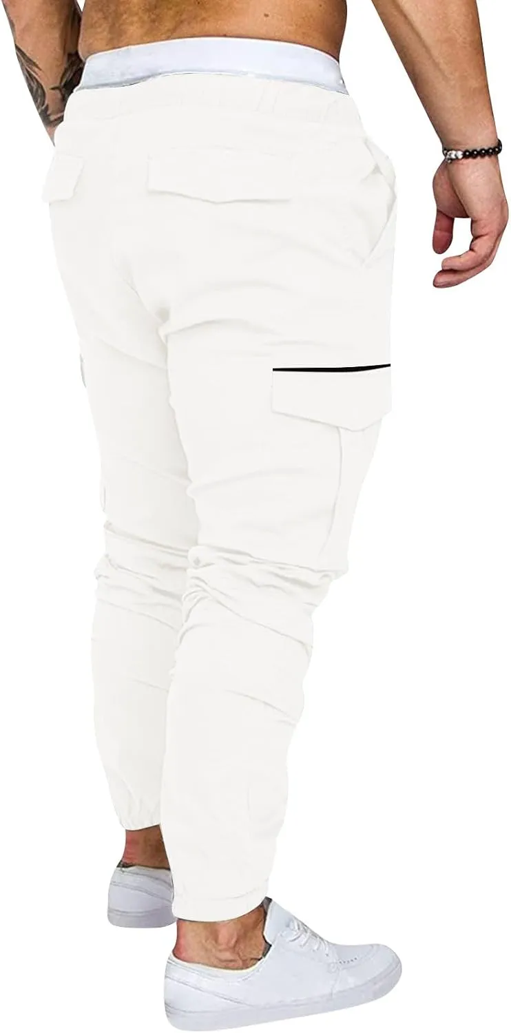 Navy Men's Cargo Pants Plus Size Cargo Pants Mens Swimming Trunks Pants Printed Cotton Shorts Casual and Men's Beach Linen Pants Summer Men Bathing Suits Swimwear