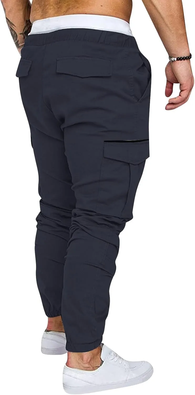 Navy Men's Cargo Pants Plus Size Cargo Pants Mens Swimming Trunks Pants Printed Cotton Shorts Casual and Men's Beach Linen Pants Summer Men Bathing Suits Swimwear