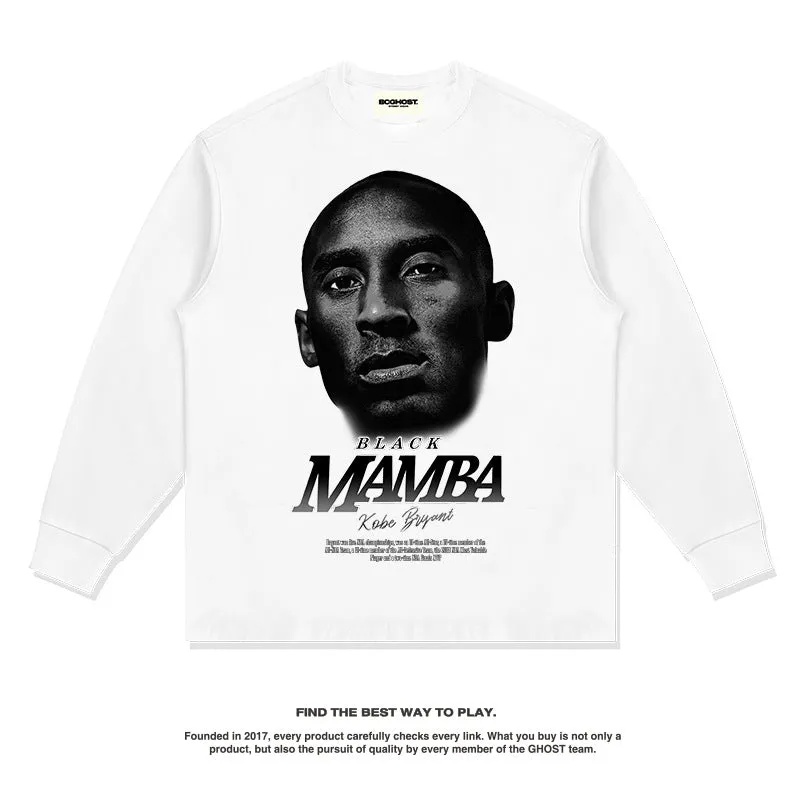 Nba Long Sleeve Shirt Cotton round Neck Men and Women