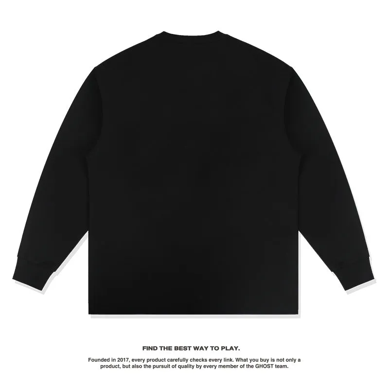 Nba Long Sleeve Shirt Cotton round Neck Men and Women