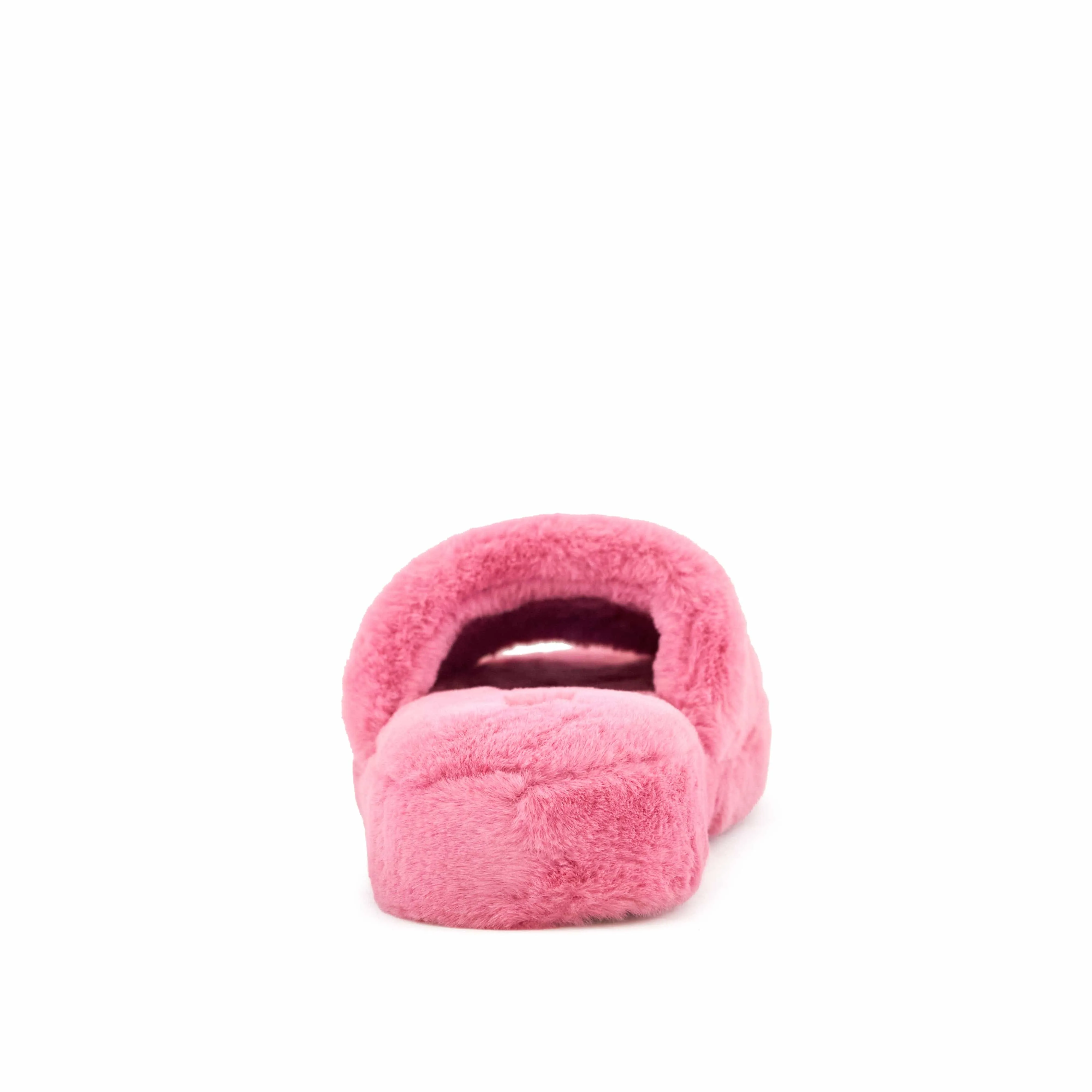 Nest Shoes Women's Geneva Faux Fur Slipper Coral