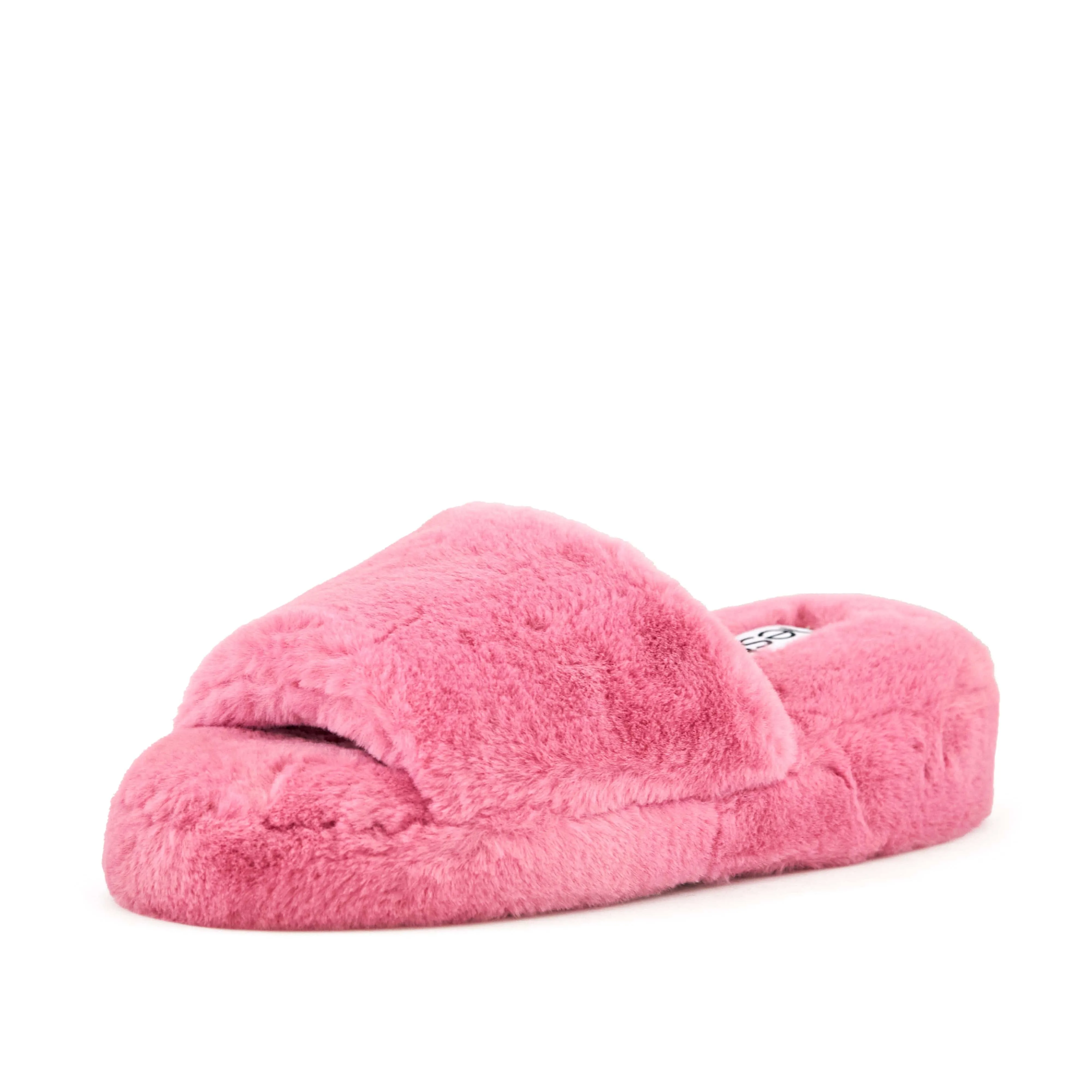 Nest Shoes Women's Geneva Faux Fur Slipper Coral