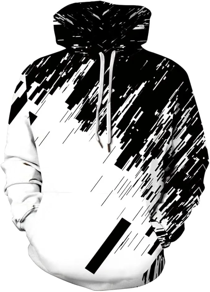 New Azuki Fashion Men's 3D Graphic Printed Hoodies Unisex Long Sleeve Casual Sweatshirt Sz XL! Great Quality!