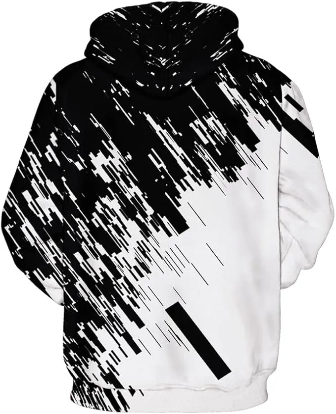 New Azuki Fashion Men's 3D Graphic Printed Hoodies Unisex Long Sleeve Casual Sweatshirt Sz XL! Great Quality!