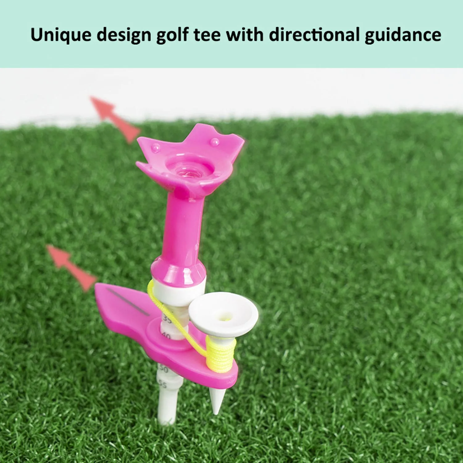 New Multifunctional Golf Tee, Adjustable Height, Parent-child tee