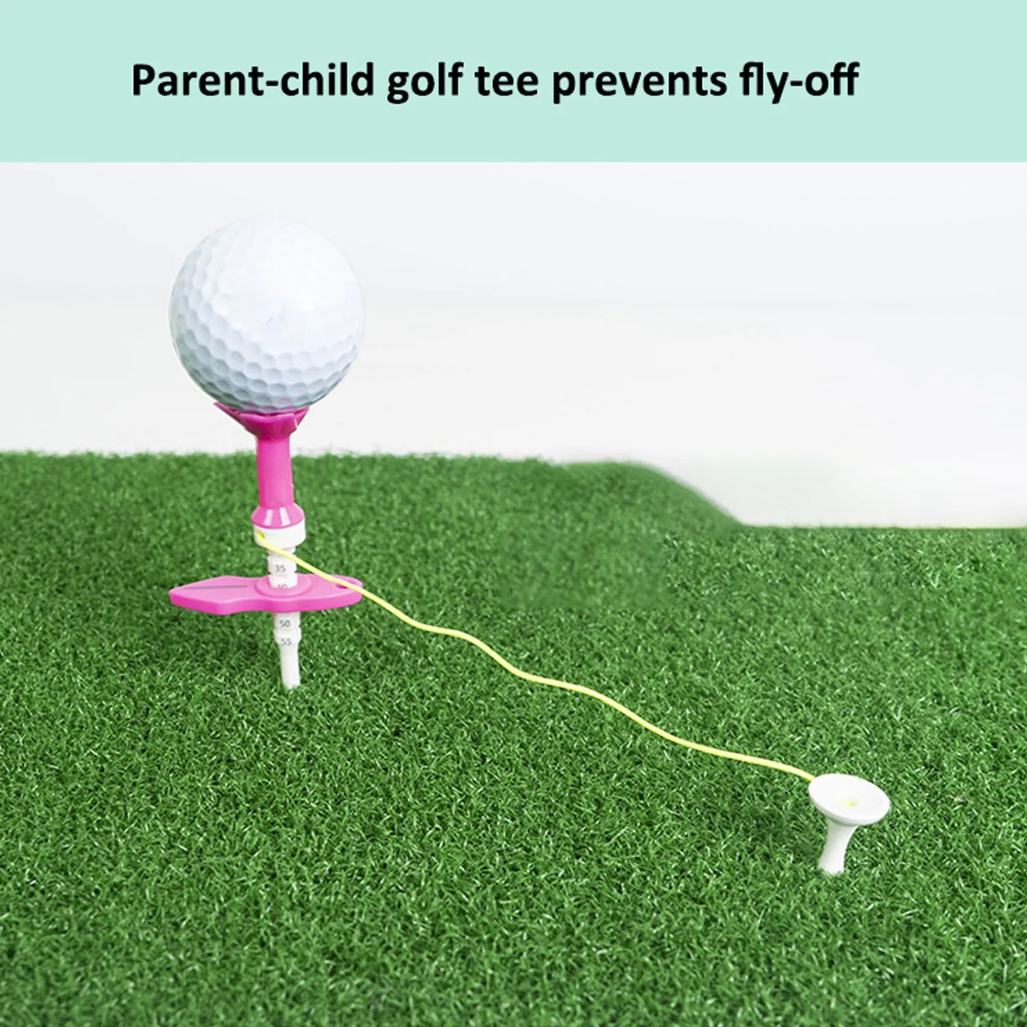 New Multifunctional Golf Tee, Adjustable Height, Parent-child tee