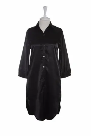 Nightshirt Silk - Black