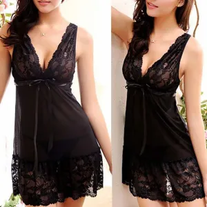 Nightwear Plus Size G-String Sexy Lingerie Dress