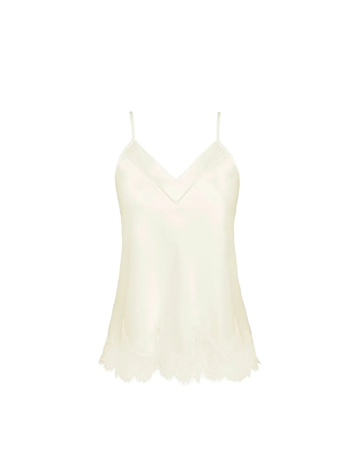 Nocturne Silk Top - Ivory