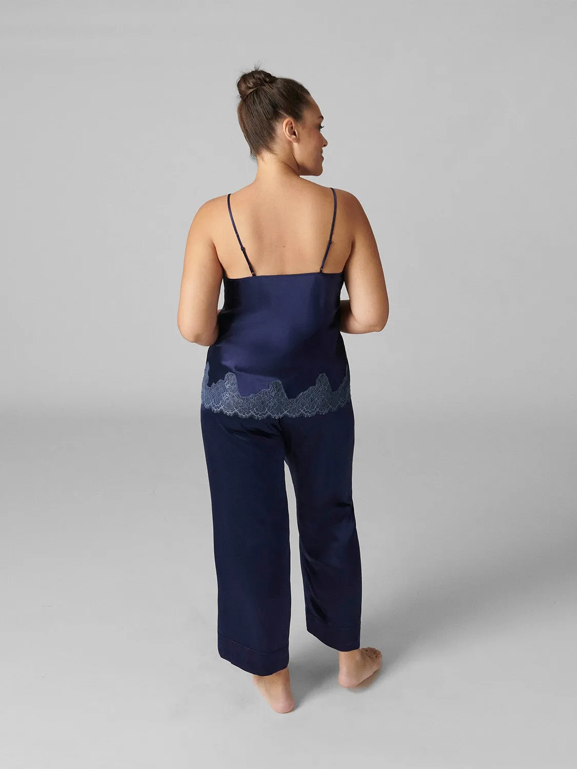 Nocturne Silk Top - Midnight