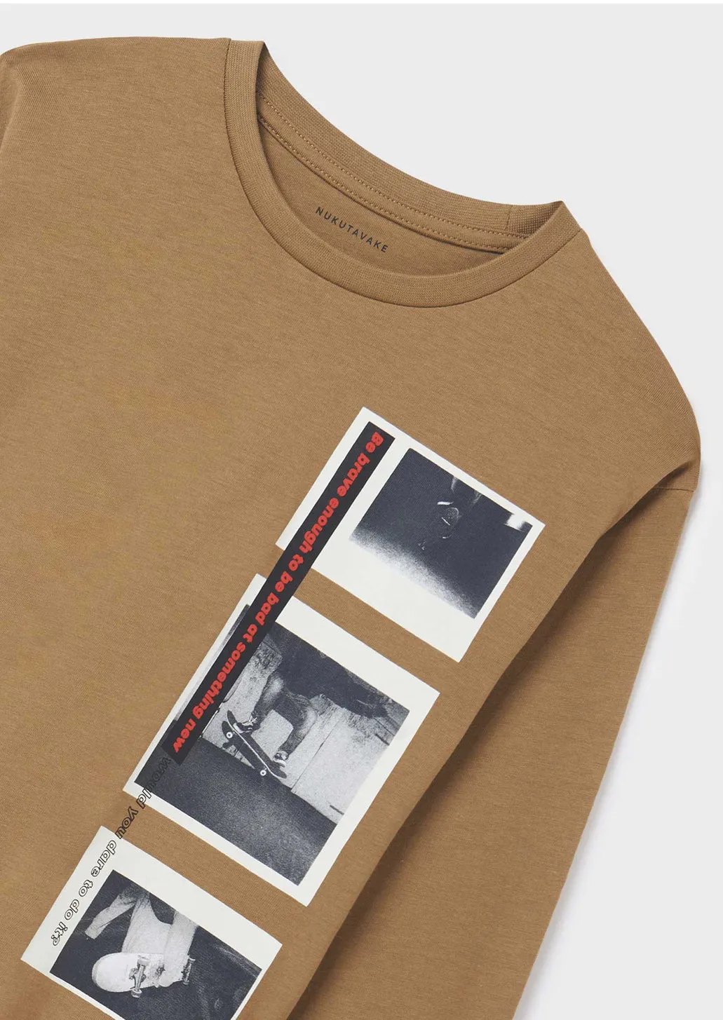 Nukutavake Long Sleeved Skateboarding Shirt: Size 8 to 18