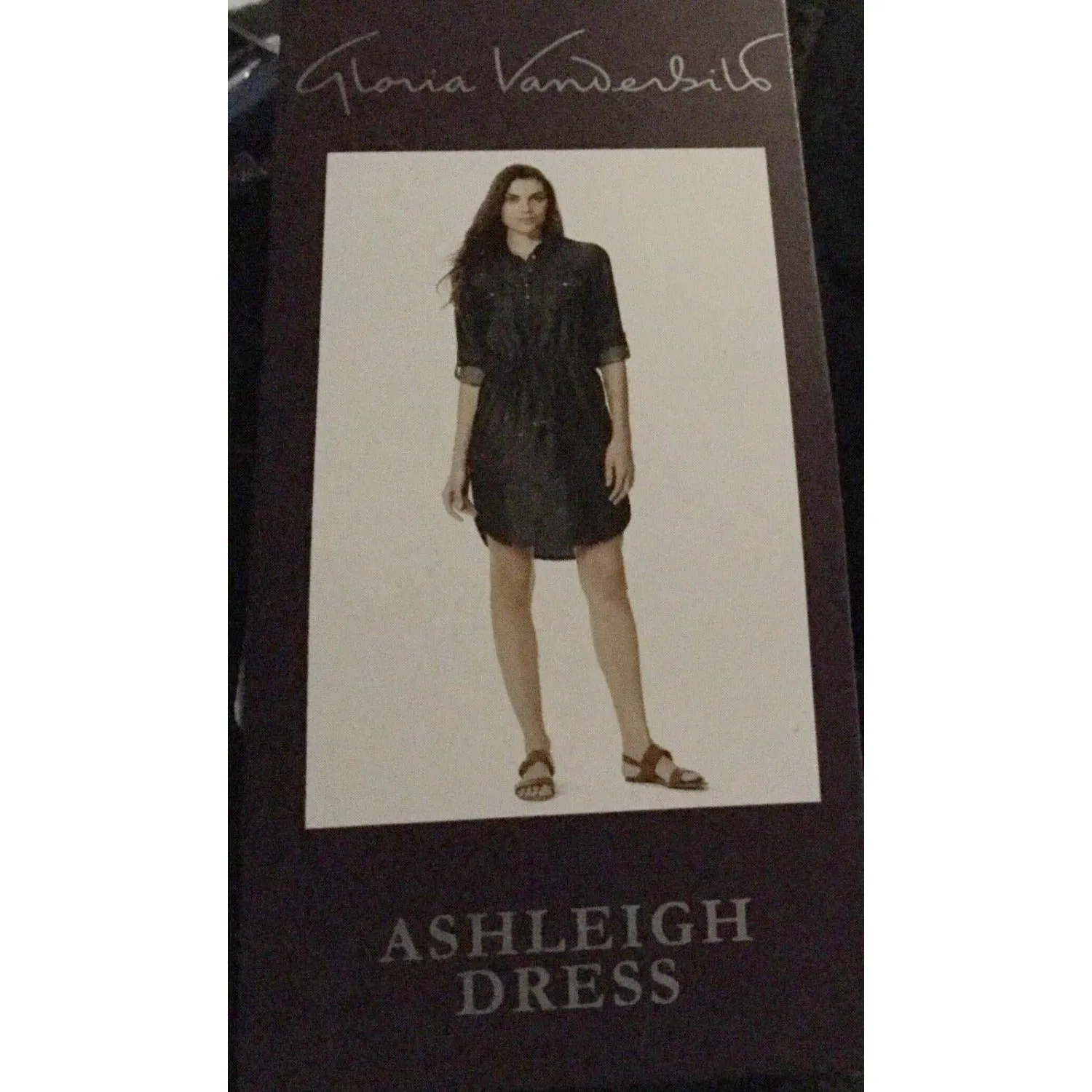 NWT Gloria Vanderbilt, Size XL, Women’s Ashleigh Dress, Col Black