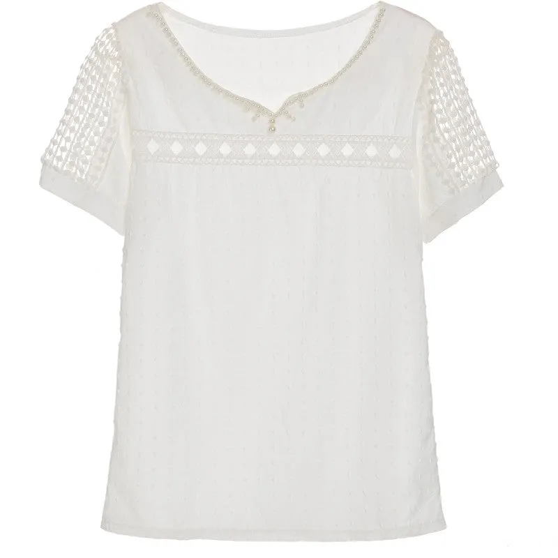 O-Neck T-Shirt With Short Sleeves