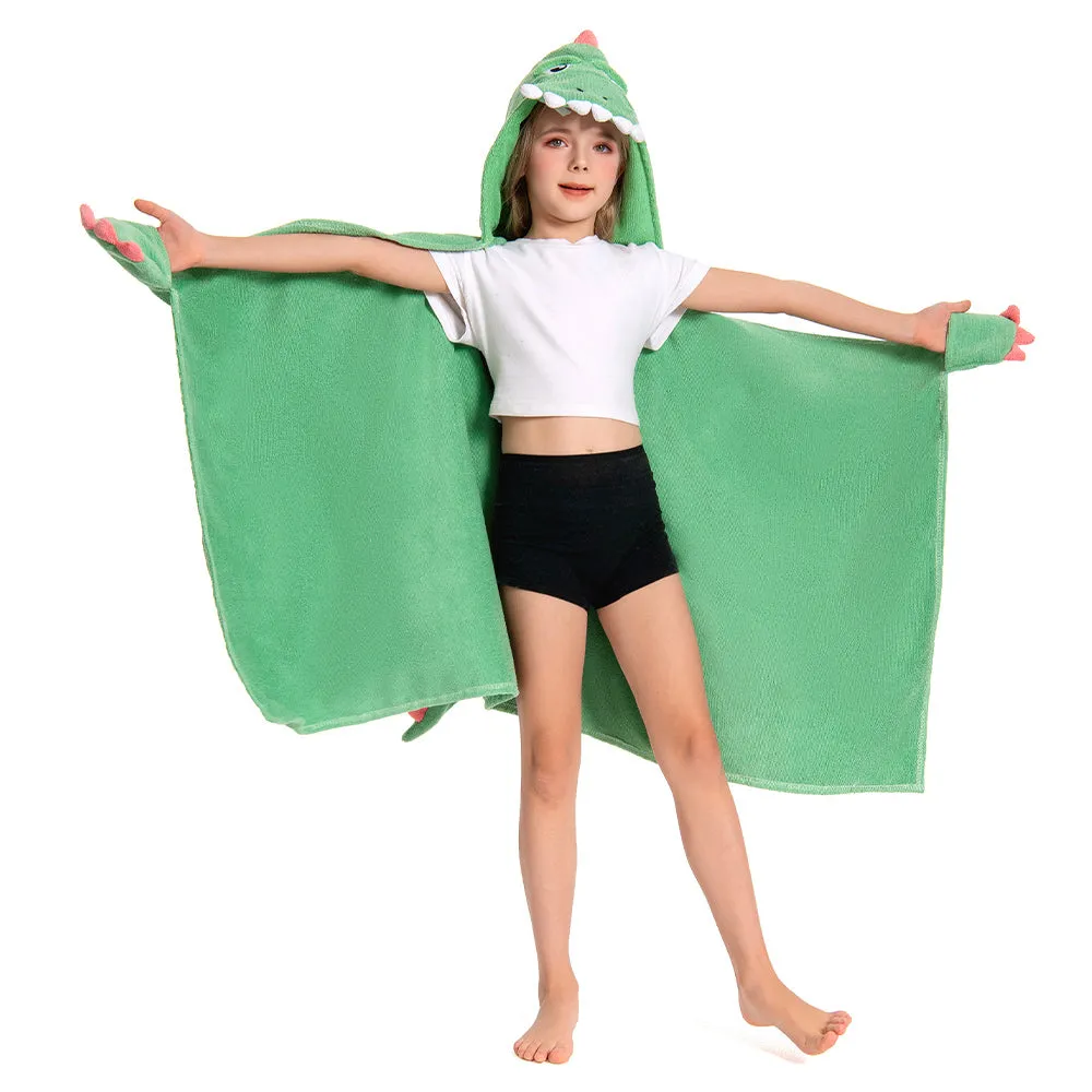 OLAOLA Kids Dinosaur Animal Beach Towels Blanket Plush Soft Absorbent Microfibre Outdoor Homewear