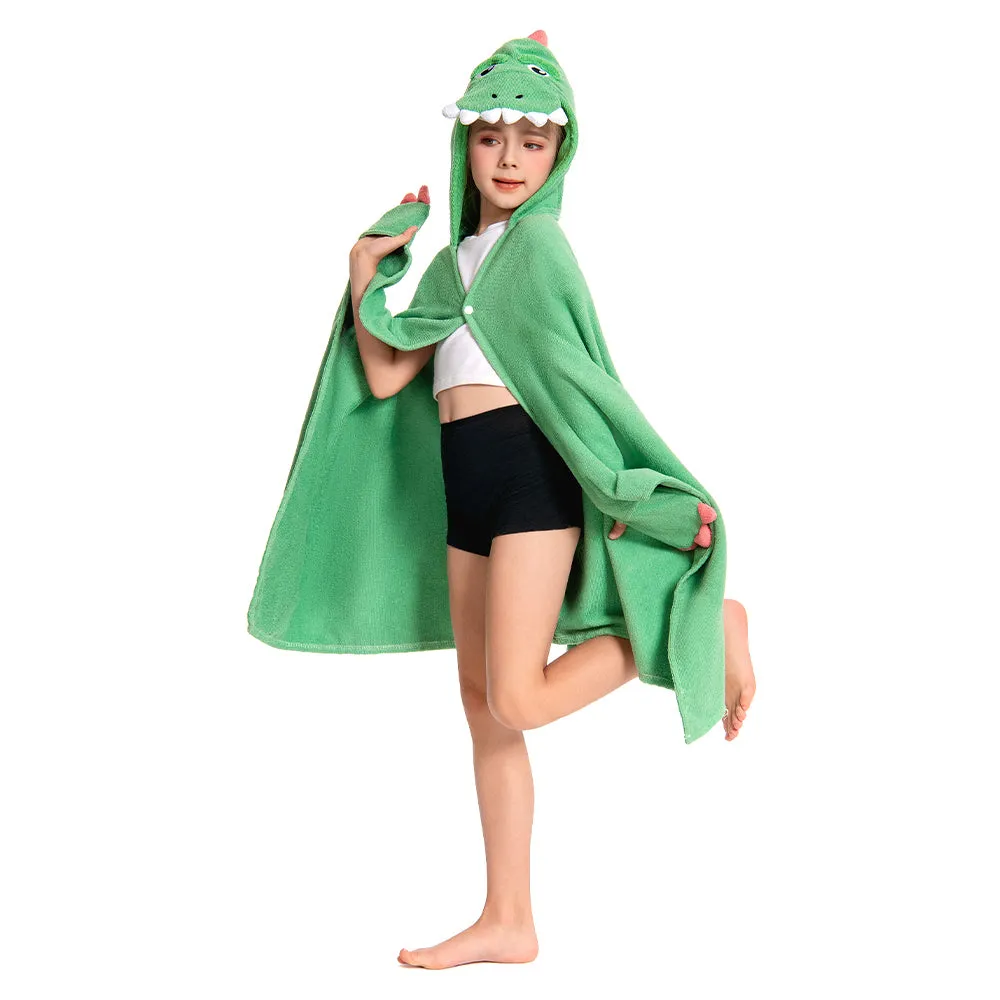 OLAOLA Kids Dinosaur Animal Beach Towels Blanket Plush Soft Absorbent Microfibre Outdoor Homewear