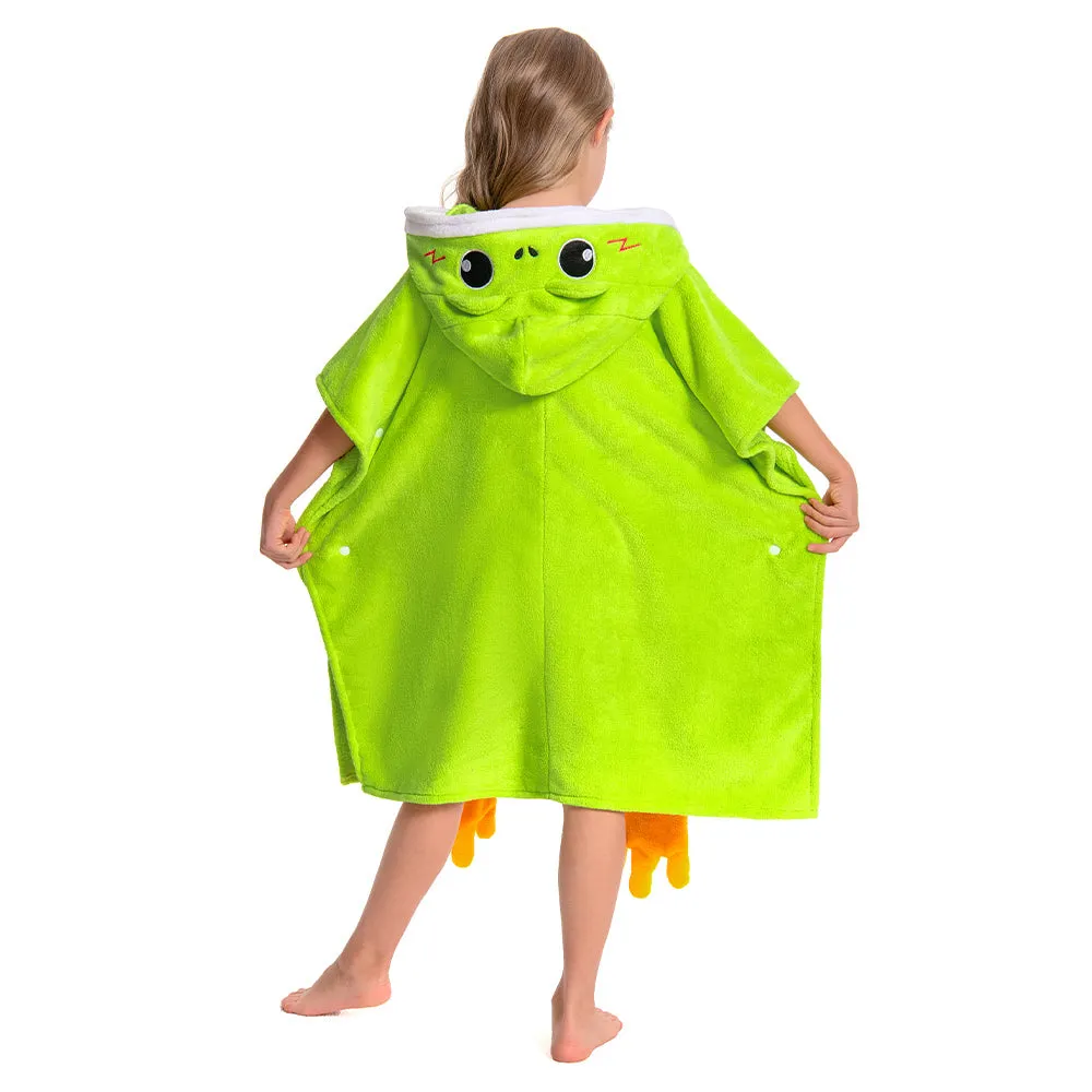OLAOLA Kids Frog Animal Beach Bath Towels Blanket Plush Soft Coral Fleece Homewear