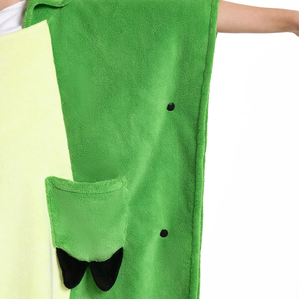 OLAOLA Kids Green Dinosaur Animal Beach Bath Towels Blanket Plush Soft Coral Fleece Homewear