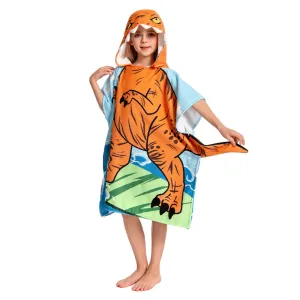 OLAOLA Kids Printed Dinosaur Tyrannosaurus Animal Beach Towels Blanket Plush Soft Absorbent Microfibre Outdoor Homewear
