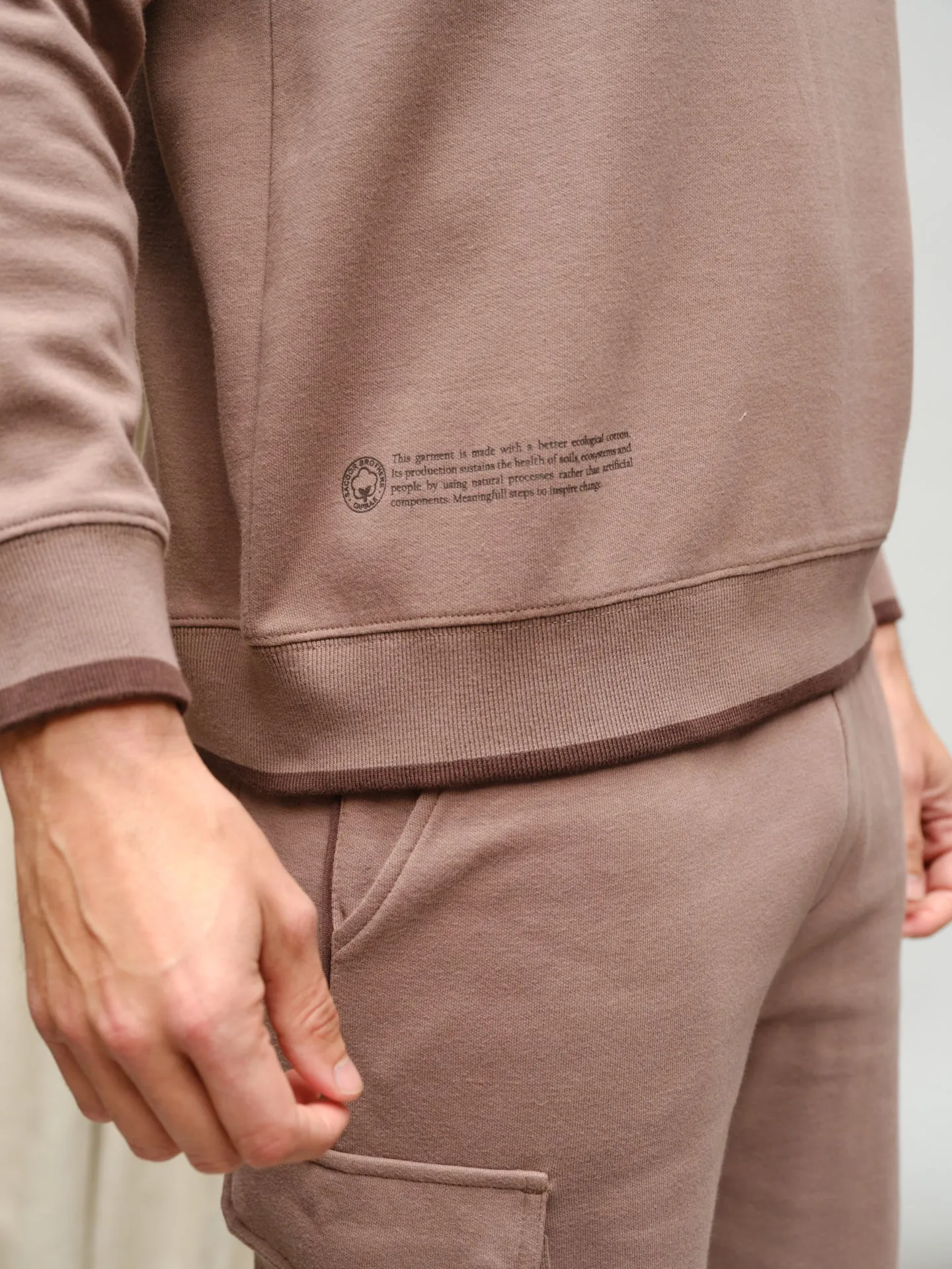 Organic Cotton Capsule Collection crew neck sweatshirt