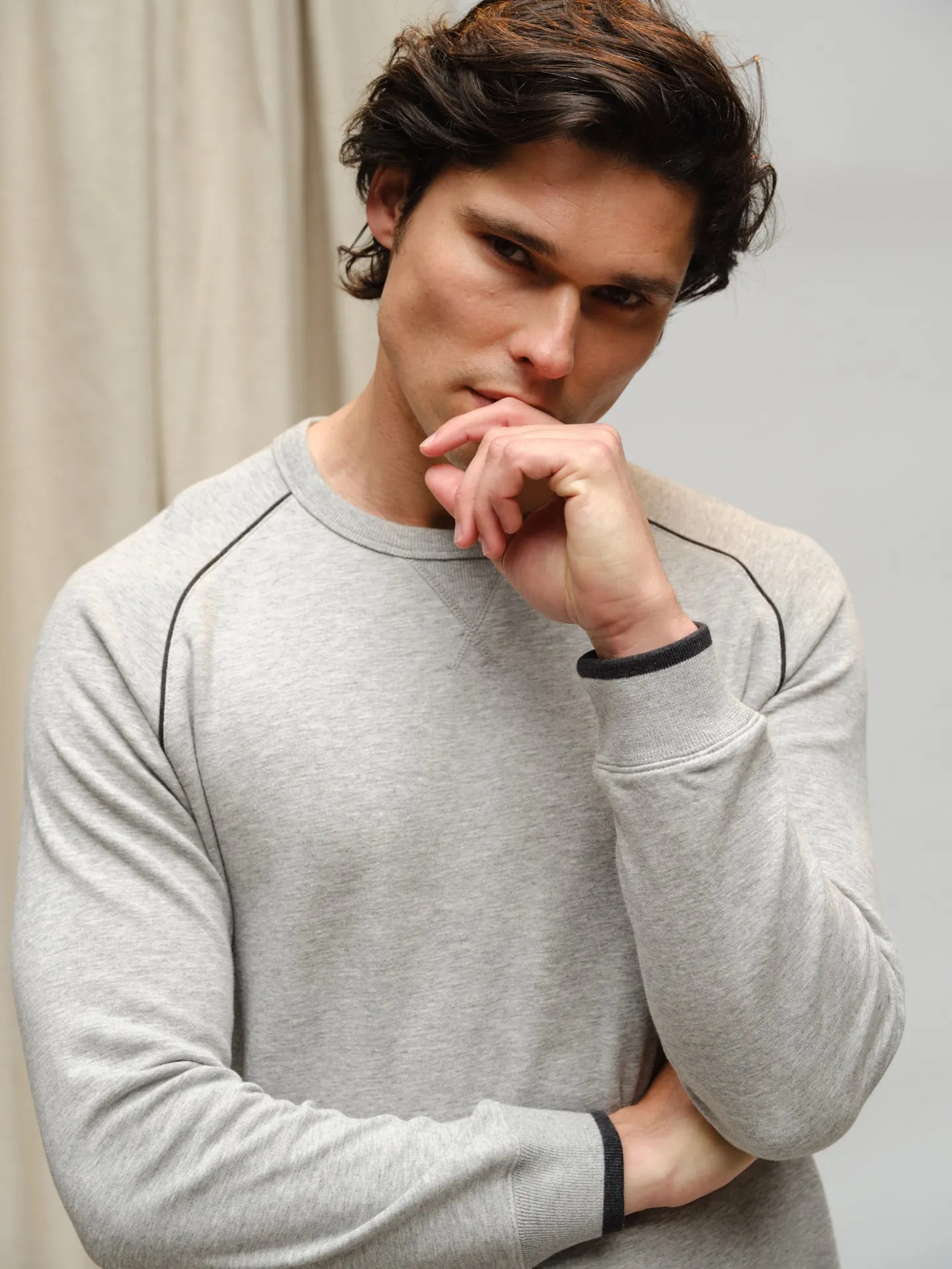 Organic Cotton Capsule Collection crew neck sweatshirt