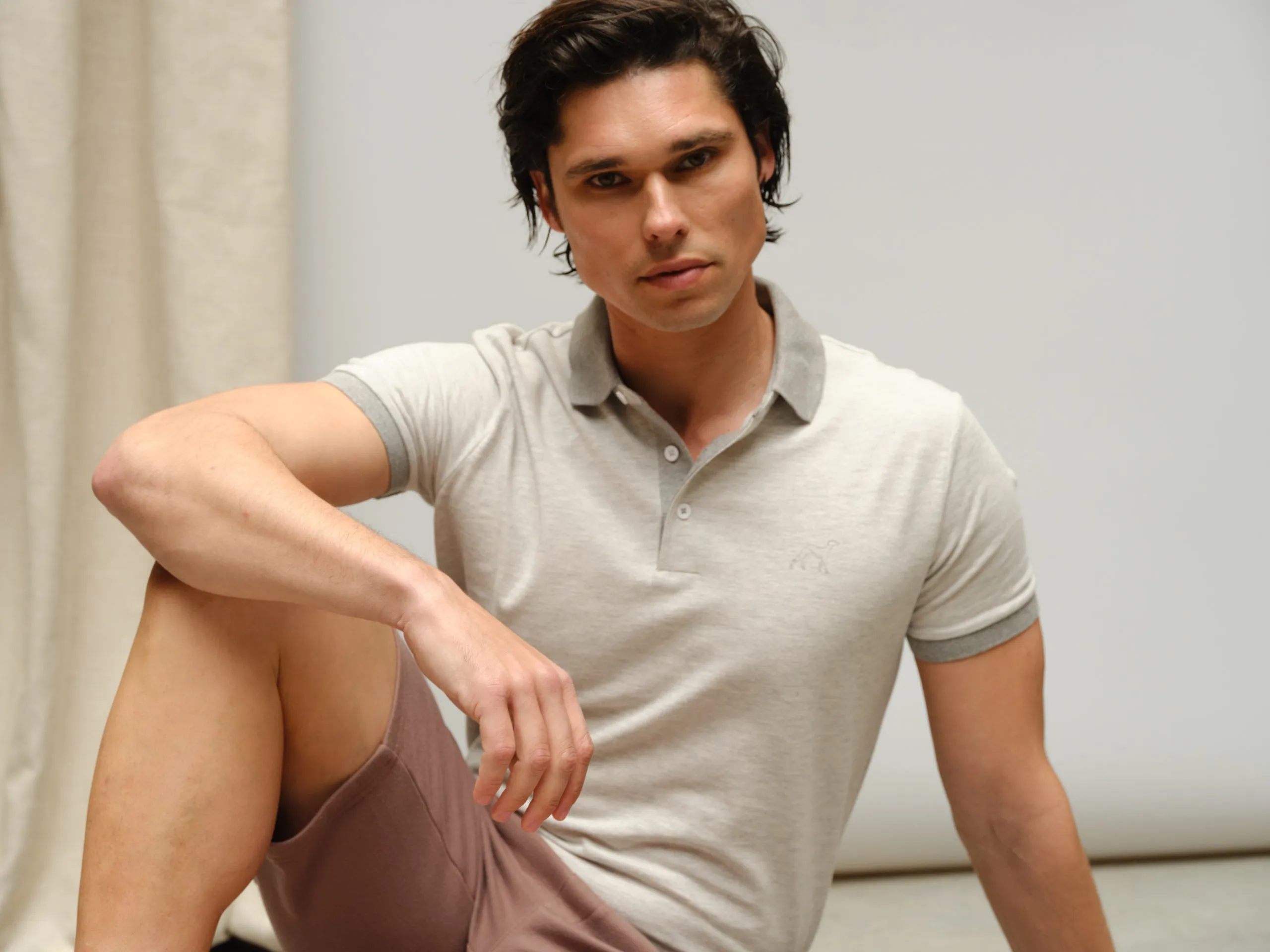 Organic Cotton Capsule Collection slim fit piquet polo shirt