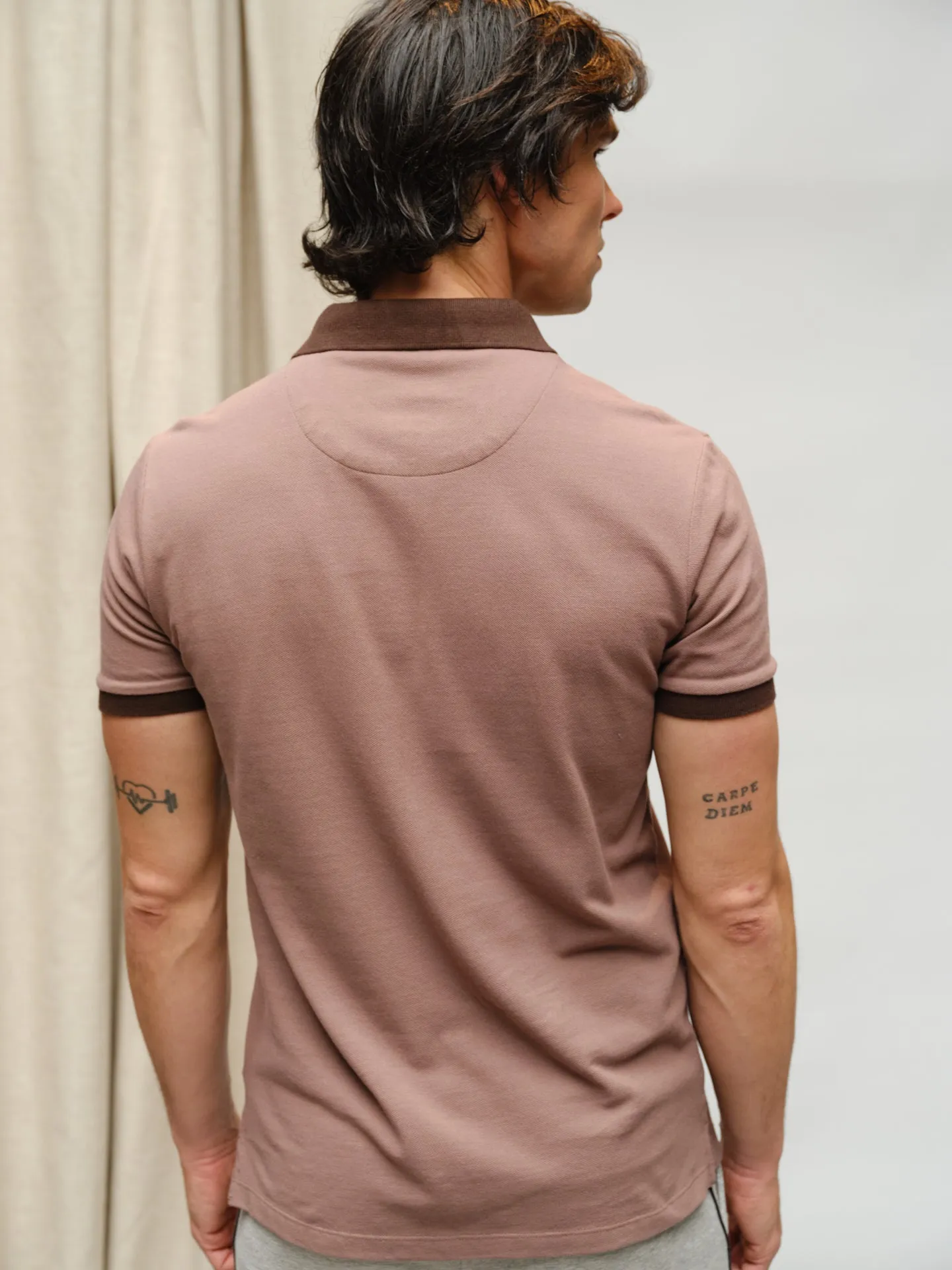 Organic Cotton Capsule Collection slim fit piquet polo shirt