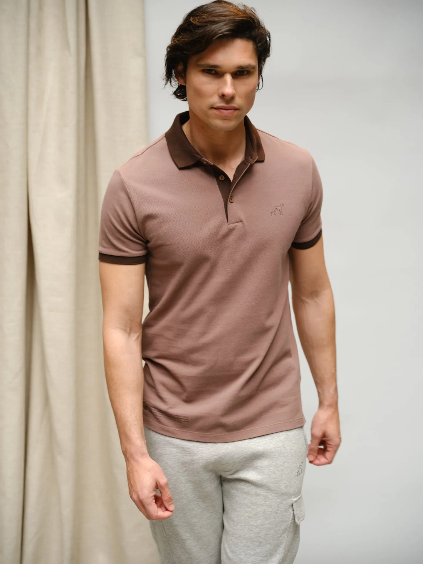 Organic Cotton Capsule Collection slim fit piquet polo shirt