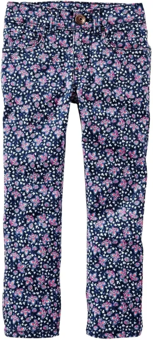OshKosh B'Gosh Girls' Printed Skinny Jeans