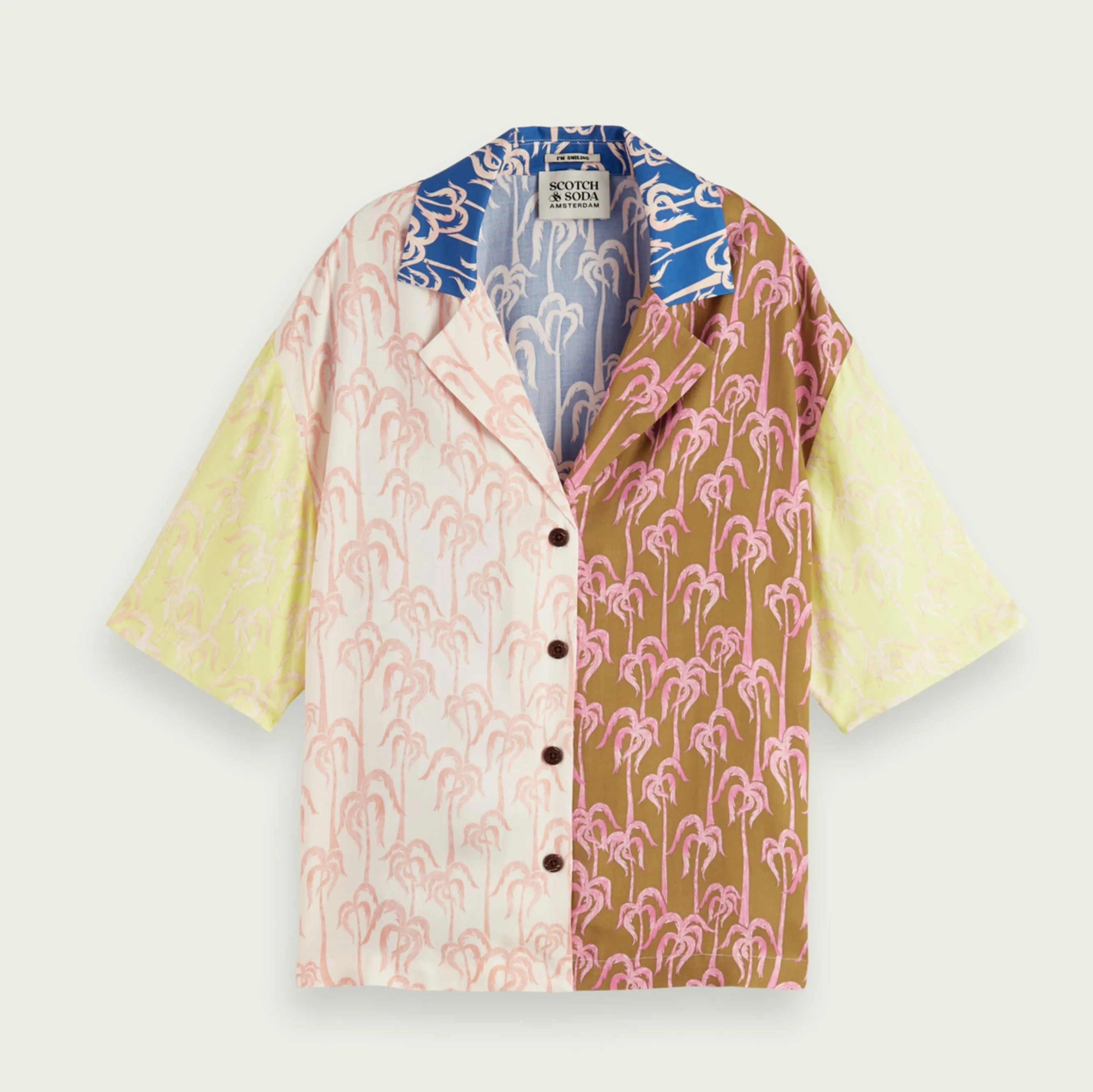 Oversized Printed Beach Shirt (Combo C)