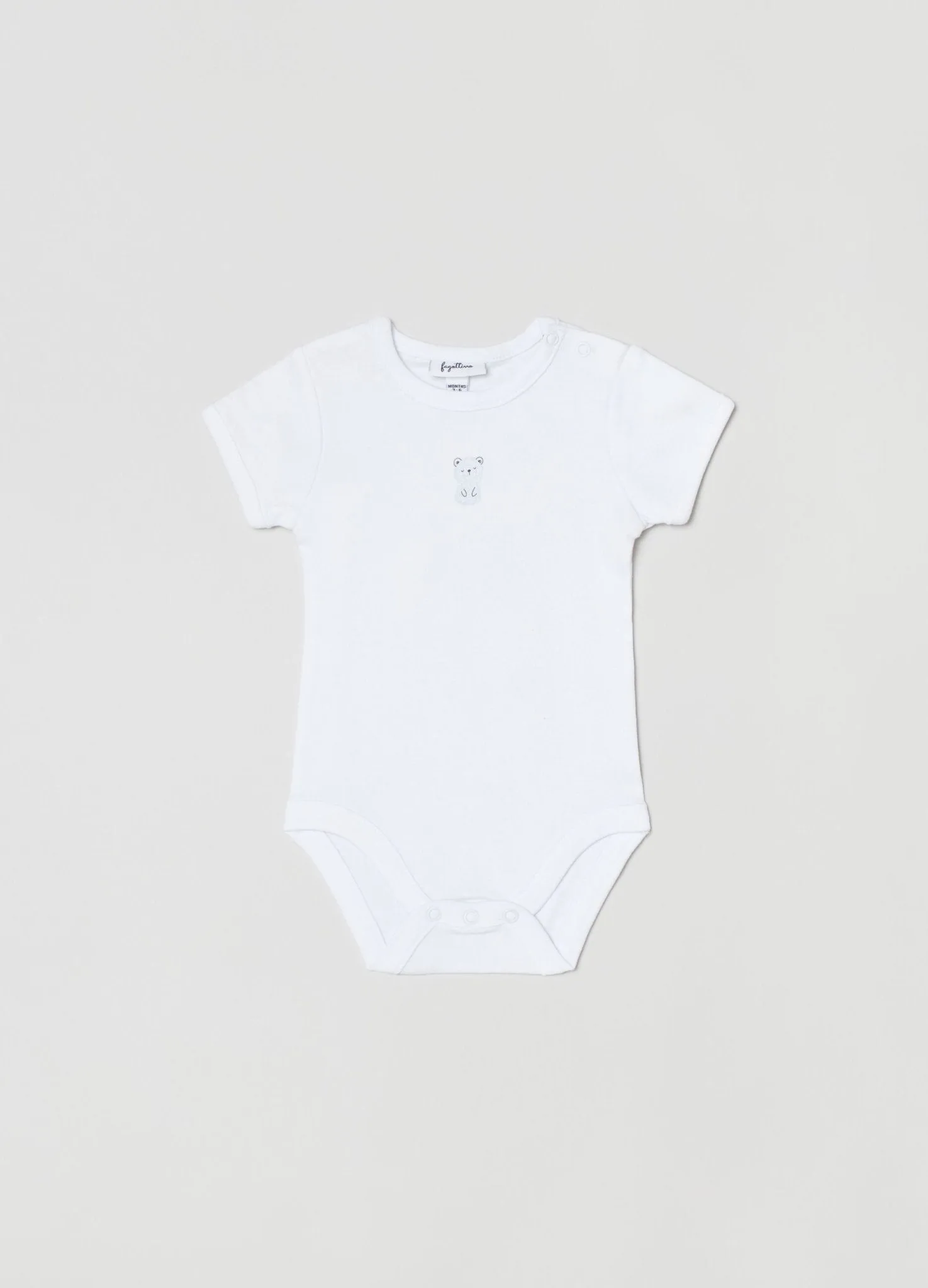 OVS Three-pack Cotton Bodysuits With Clouds Print