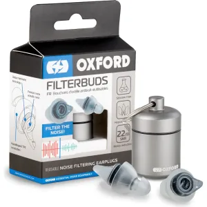 Oxford Noise Filtering Ear Plugs Silver