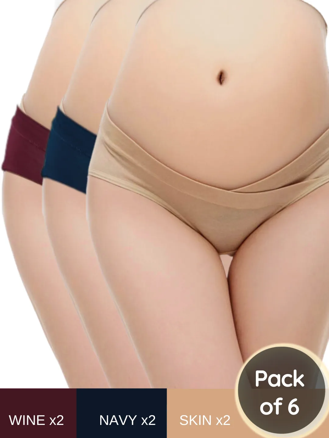 Pack of 6 Maternity Panties