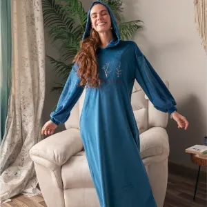 Pajama Dress - Indigo