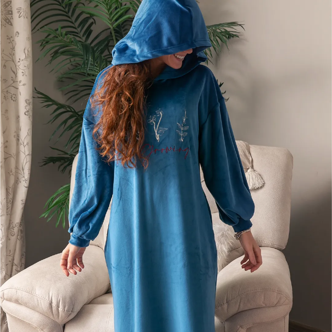 Pajama Dress - Indigo