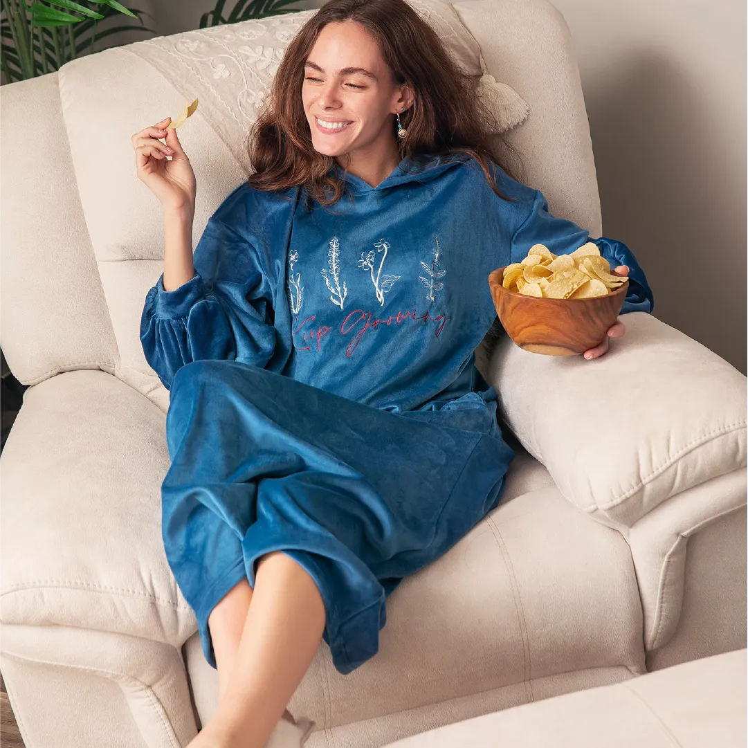 Pajama Dress - Indigo