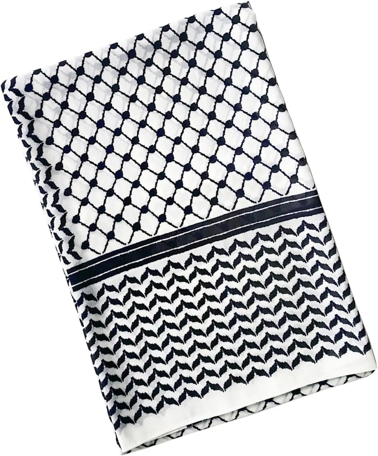 Palestine Scarf - Arab Soft Hijab Bandana 70.87x27.56 Inch | Arab Headscarf | Soft Arab Headscarf | Chiffon